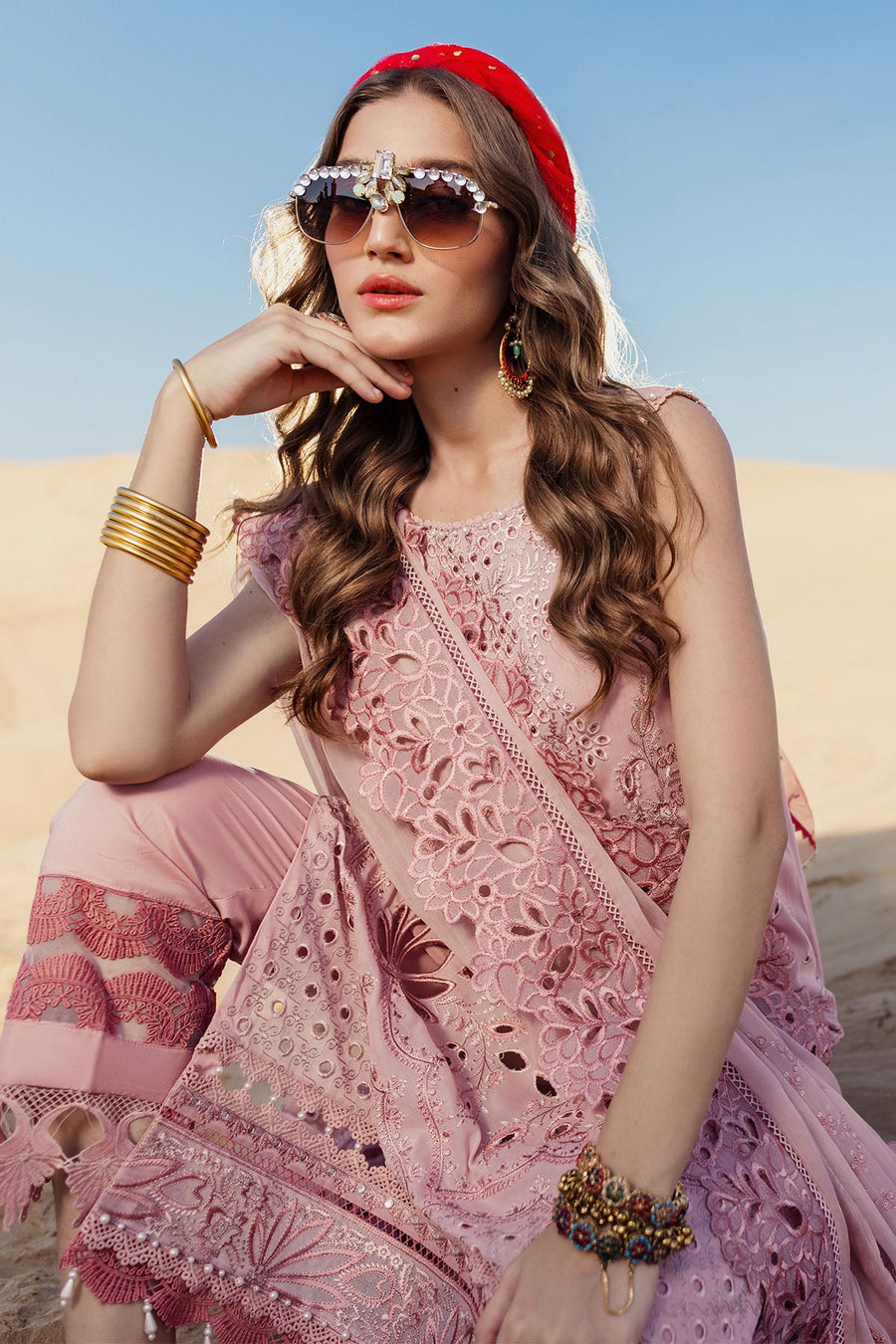 Nureh Sehra Embroidered Swiss Lawn Unstitched 3Pc Suit NE-73 CARNIVAL
