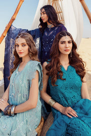 Nureh Sehra Embroidered Swiss Lawn Unstitched 3Pc Suit NE-76 AROOSH