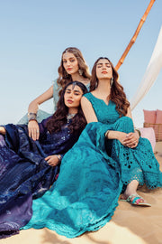 Nureh Sehra Embroidered Swiss Lawn Unstitched 3Pc Suit NE-78 BOSCO