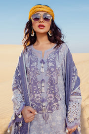 Nureh Sehra Embroidered Swiss Lawn Unstitched 3Pc Suit NE-80 CAMEO
