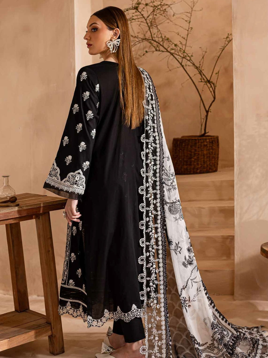 Nureh Koyal Embroidered Luxury Lawn Unstitched 3Pc Suit NE-94