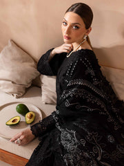 Nureh Koyal Embroidered Luxury Lawn Unstitched 3Pc Suit NE-95