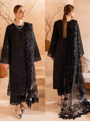 Nureh Koyal Embroidered Luxury Lawn Unstitched 3Pc Suit NE-95