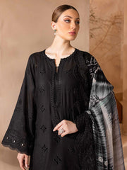 Nureh Koyal Embroidered Luxury Lawn Unstitched 3Pc Suit NE-99