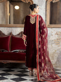 Zainab Chottani Embroidered Velvet Unstitched 3Pc Suit D-04 NEESA