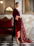 Zainab Chottani Embroidered Velvet Unstitched 3Pc Suit D-04 NEESA