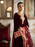 Zainab Chottani Embroidered Velvet Unstitched 3Pc Suit D-04 NEESA