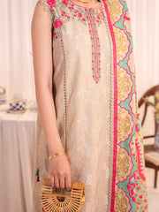 Faiza Faisal Celine Unstitched Lawn 3Pc Suit FNF-SS25-0412 NEHA
