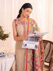 Faiza Faisal Celine Unstitched Lawn 3Pc Suit FNF-SS25-0412 NEHA