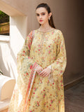 Faiza Faisal Signature Pret Dyed Printed Raw Silk 3Pc Suit - NEHAN