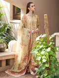 Faiza Faisal Signature Pret Dyed Printed Raw Silk 3Pc Suit - NEHAN