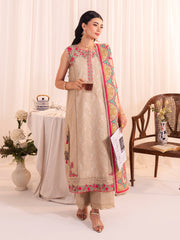 Faiza Faisal Celine Unstitched Lawn 3Pc Suit FNF-SS25-0412 NEHA