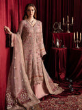 Nureh Elanora Embroidered Chiffon Unstitched 3Pc Suit NEL-41 Water Lilly