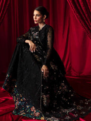 Nureh Elanora Embroidered Organza Unstitched 3Pc Suit NEL-53