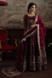 Nureh Elanora Embroidered Luxury Chiffon Unstitched 3Pc Suit NEL-72