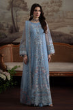 Nureh Elanora Embroidered Luxury Chiffon Unstitched 3Pc Suit NEL-74