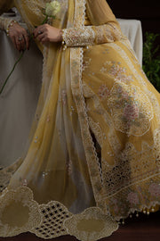 Nureh Elanora Embroidered Luxury Chiffon Unstitched 3Pc Suit NEL-76