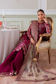 Nureh Elanora Embroidered Luxury Organza Unstitched 3Pc Suit NEL-78