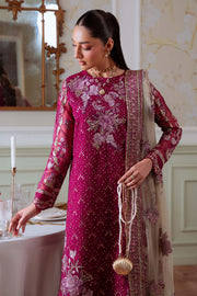 Nureh Elanora Embroidered Luxury Organza Unstitched 3Pc Suit NEL-78