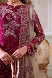 Nureh Elanora Embroidered Luxury Organza Unstitched 3Pc Suit NEL-78
