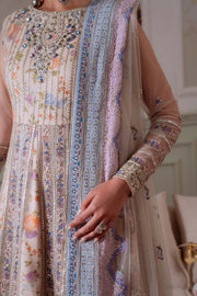 Nureh Elanora Embroidered Luxury Net Unstitched 3Pc Suit NEL-80