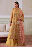 Nureh Elanora Embroidered Luxury Net Unstitched 3Pc Suit NEL-81