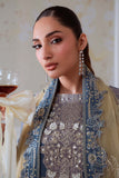 Nureh Elanora Embroidered Luxury Chiffon Unstitched 3Pc Suit NEL-82
