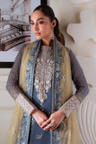 Nureh Elanora Embroidered Luxury Chiffon Unstitched 3Pc Suit NEL-82