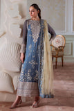 Nureh Elanora Embroidered Luxury Chiffon Unstitched 3Pc Suit NEL-82