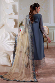 Nureh Elanora Embroidered Luxury Chiffon Unstitched 3Pc Suit NEL-82