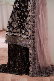 Nureh Elanora Embroidered Luxury Chiffon Unstitched 3Pc Suit NEL-83