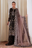 Nureh Elanora Embroidered Luxury Chiffon Unstitched 3Pc Suit NEL-83
