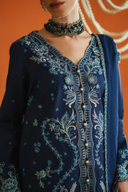 Zariya Zaira Embroidered Luxury Lawn Unstitched 3Pc Suit ZB6S104 NEVE