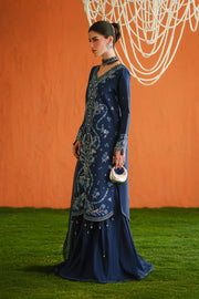 Zariya Zaira Embroidered Luxury Lawn Unstitched 3Pc Suit ZB6S104 NEVE