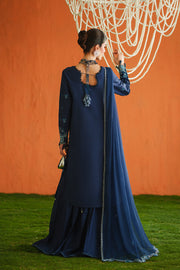 Zariya Zaira Embroidered Luxury Lawn Unstitched 3Pc Suit ZB6S104 NEVE