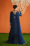 Zariya Zaira Embroidered Luxury Lawn Unstitched 3Pc Suit ZB6S104 NEVE