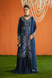 Zariya Zaira Embroidered Luxury Lawn Unstitched 3Pc Suit ZB6S104 NEVE