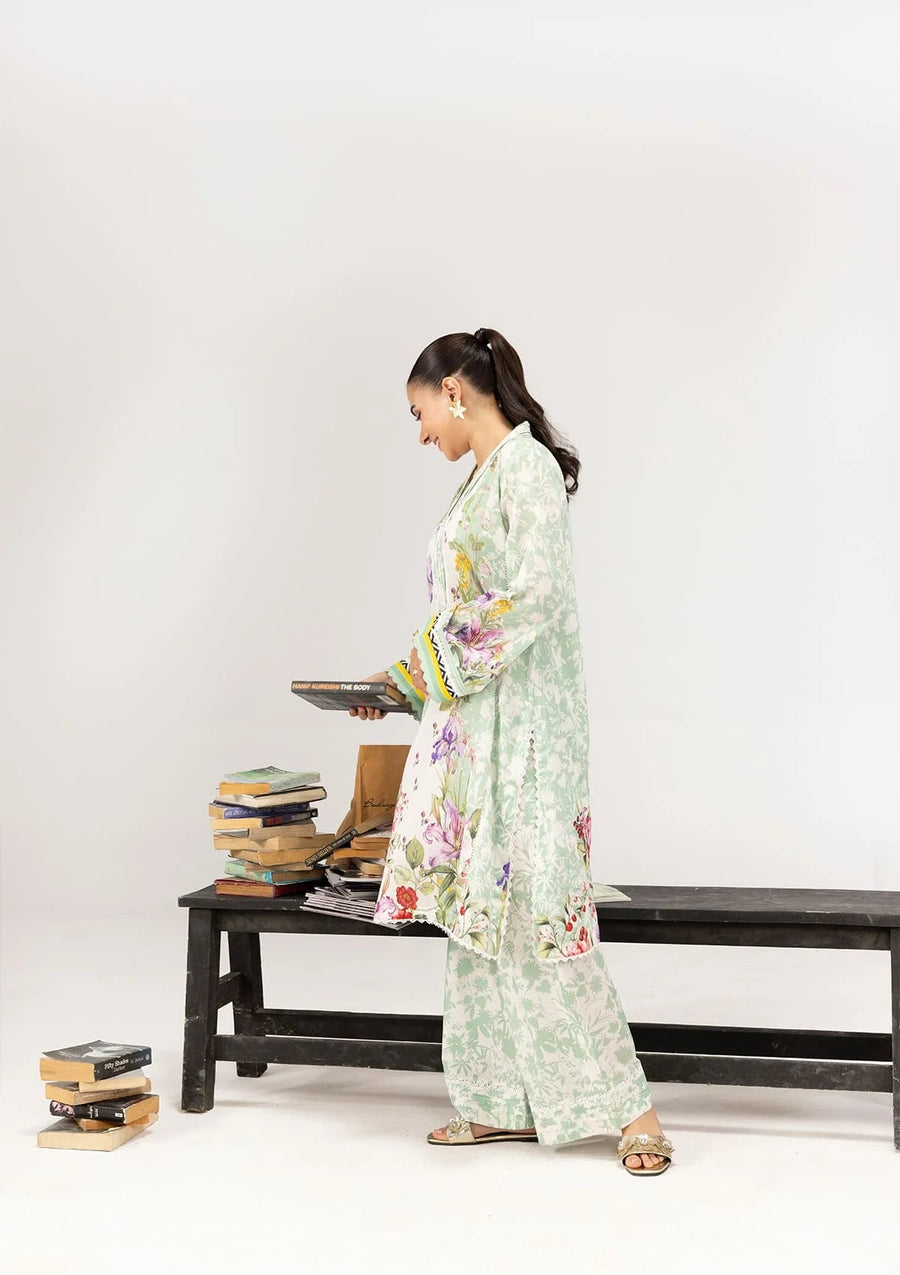 ELAF Premium In Transit Ready to Wear 2Pc Lawn Suit NFE-27 TERRA