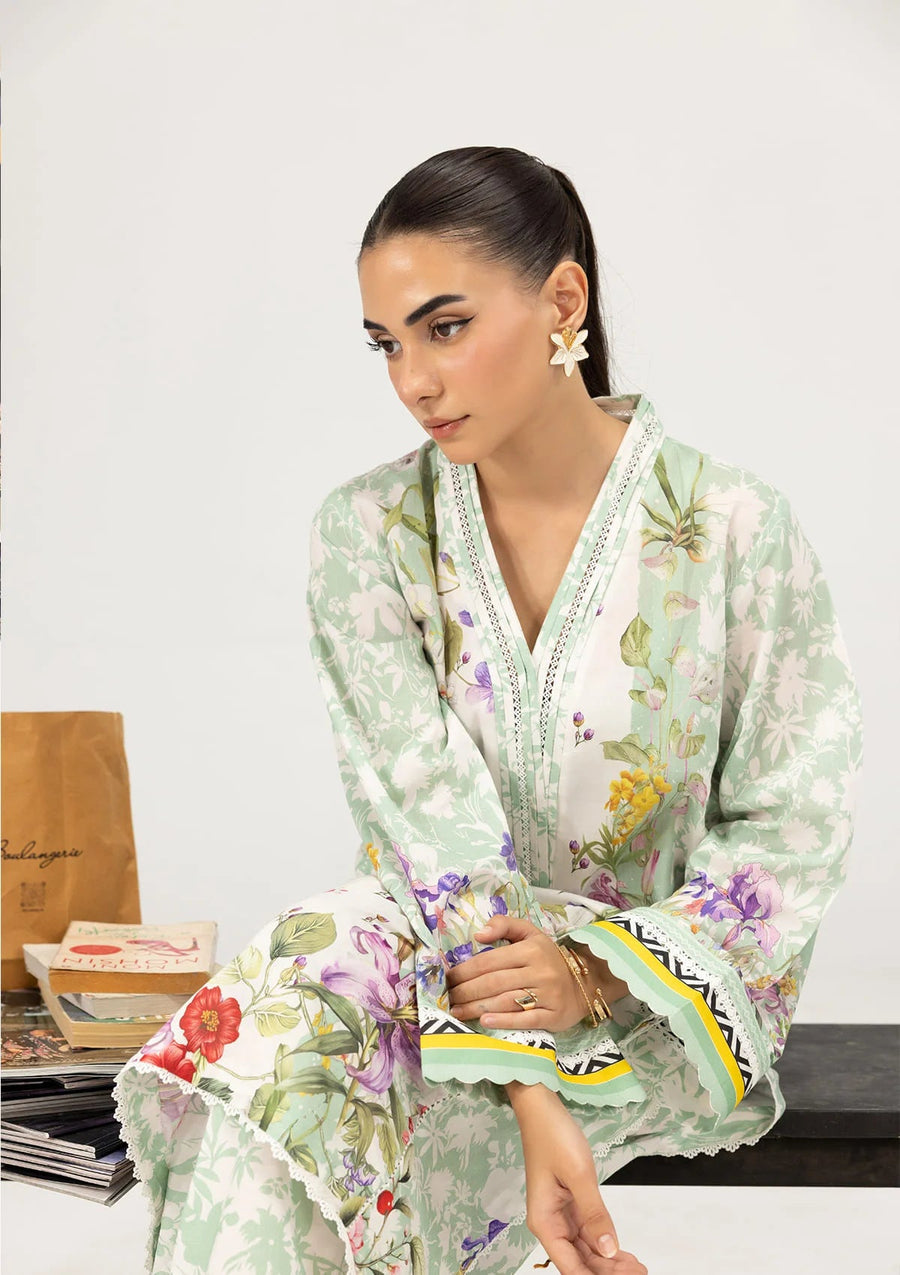 ELAF Premium In Transit Ready to Wear 2Pc Lawn Suit NFE-27 TERRA