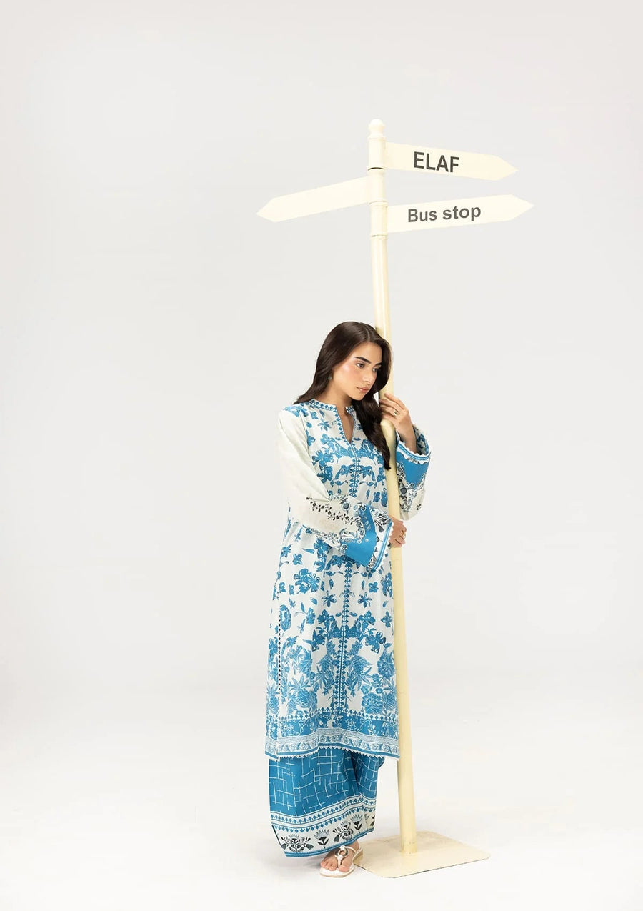 ELAF Premium In Transit Ready to Wear 2Pc Lawn Suit NFE-28 ATLAS