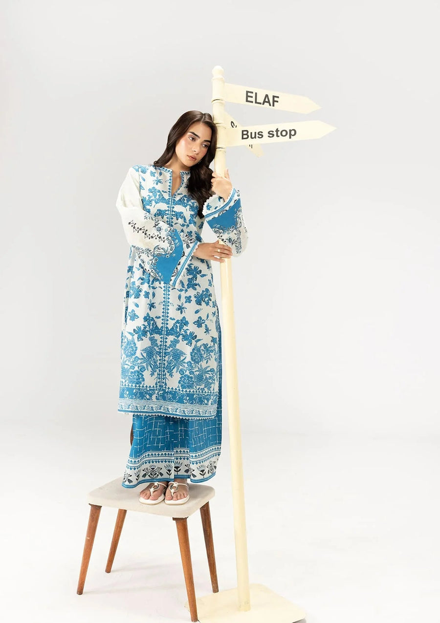 ELAF Premium In Transit Ready to Wear 2Pc Lawn Suit NFE-28 ATLAS