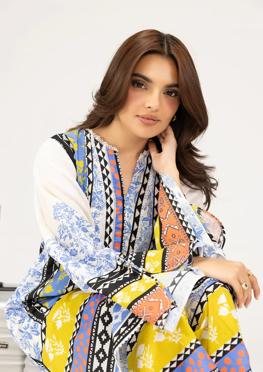 ELAF Premium In Transit Ready to Wear 2Pc Lawn Suit NFE-33 WAYPOINT
