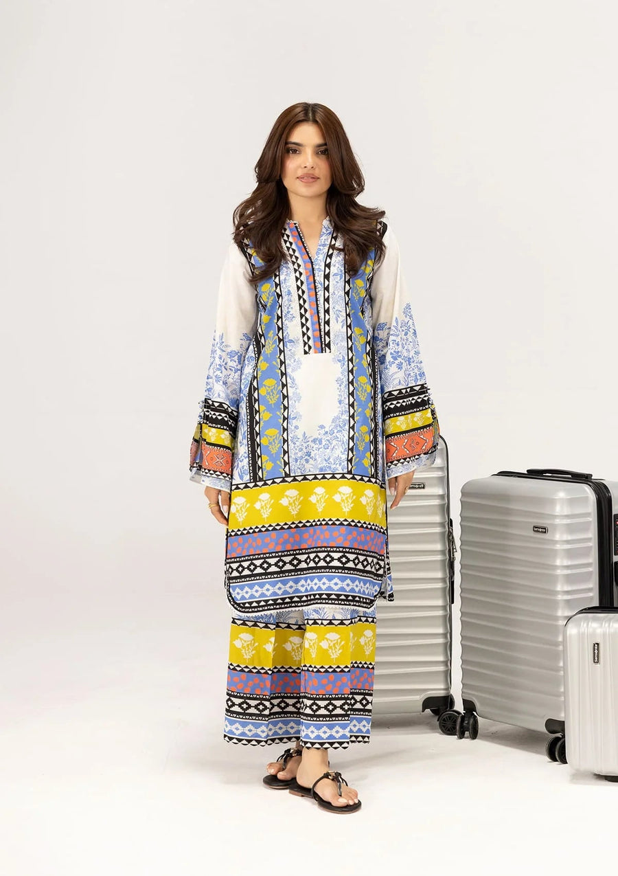 ELAF Premium In Transit Ready to Wear 2Pc Lawn Suit NFE-33 WAYPOINT