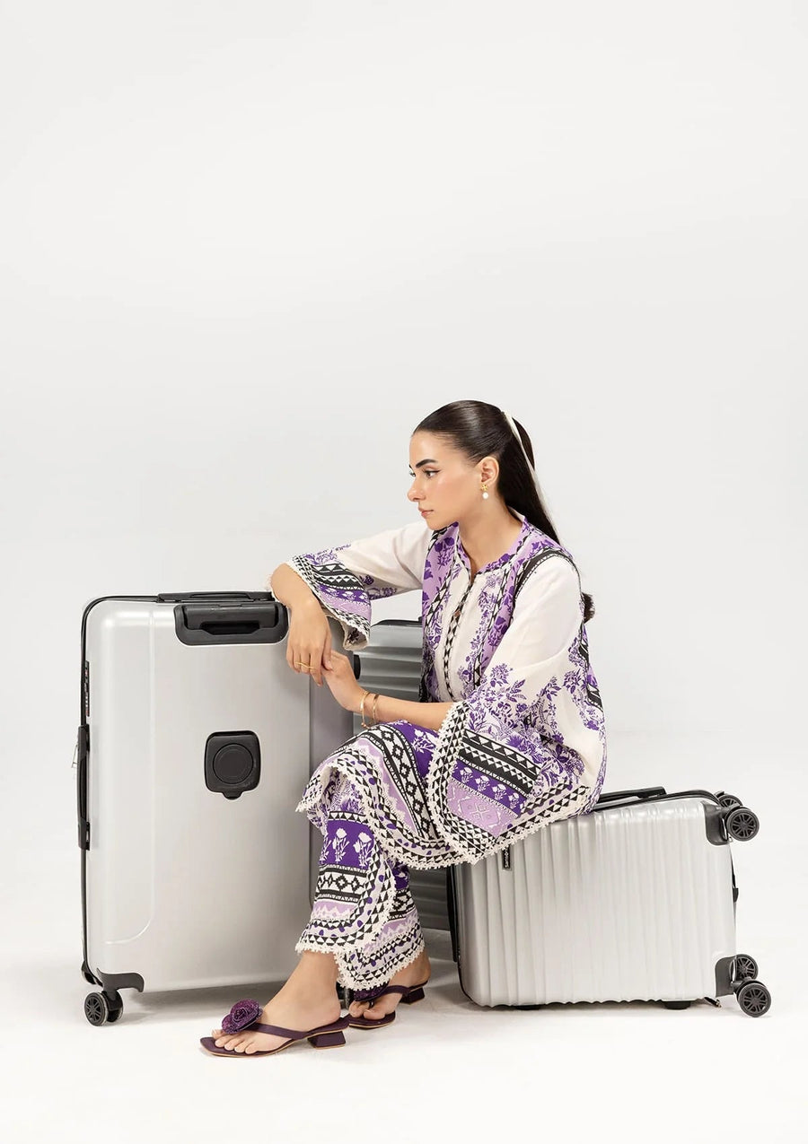 ELAF Premium In Transit Ready to Wear 2Pc Lawn Suit NFE-40 SOLENE