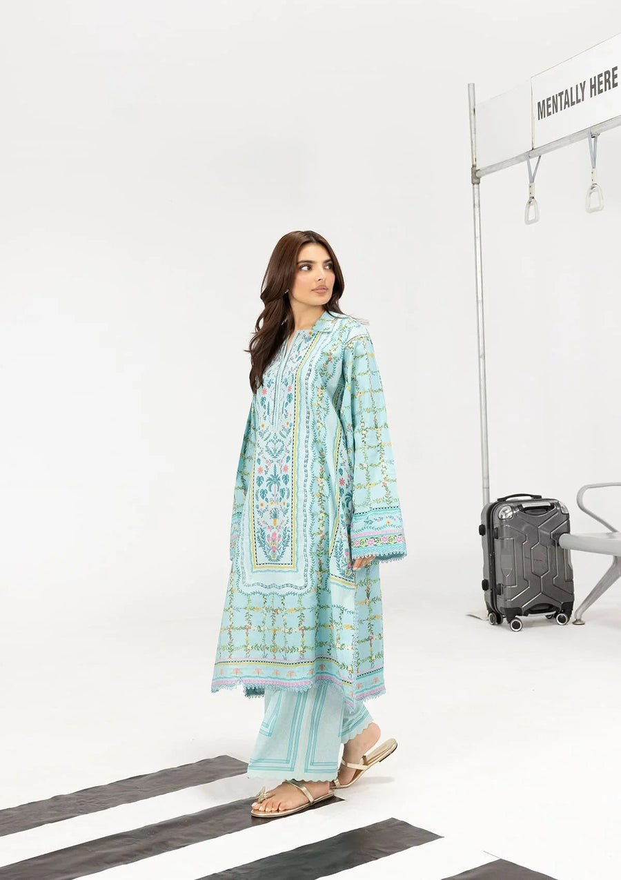 ELAF Premium In Transit Ready to Wear 2Pc Lawn Suit NFE-43 ARCADIA