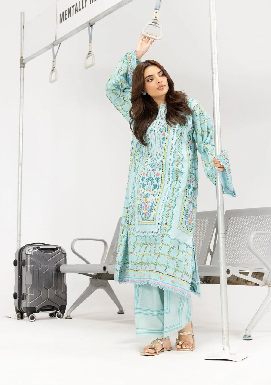 ELAF Premium In Transit Ready to Wear 2Pc Lawn Suit NFE-43 ARCADIA