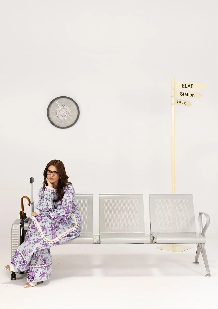 ELAF Premium In Transit Ready to Wear 2Pc Lawn Suit NFE-44 RIVIERA