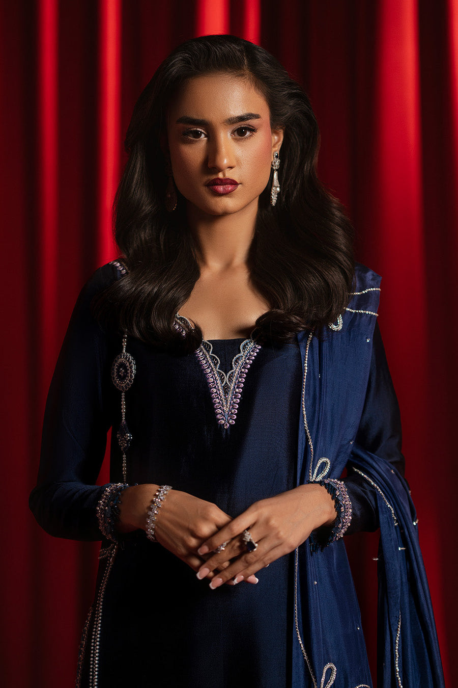 Zariya Siara Ready to Wear Silk Organza 3Pc Suit ZB60176 NIARA