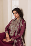 Zarif Bayaan Embroidered Luxury Chiffon Unstitched 3Pc Suit - NIDAH