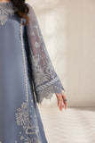 Zarif Bayaan Embroidered Luxury Chiffon Unstitched 3Pc Suit - NILMAH